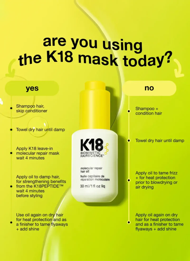 K18 molecular repair hair oil - Image 8