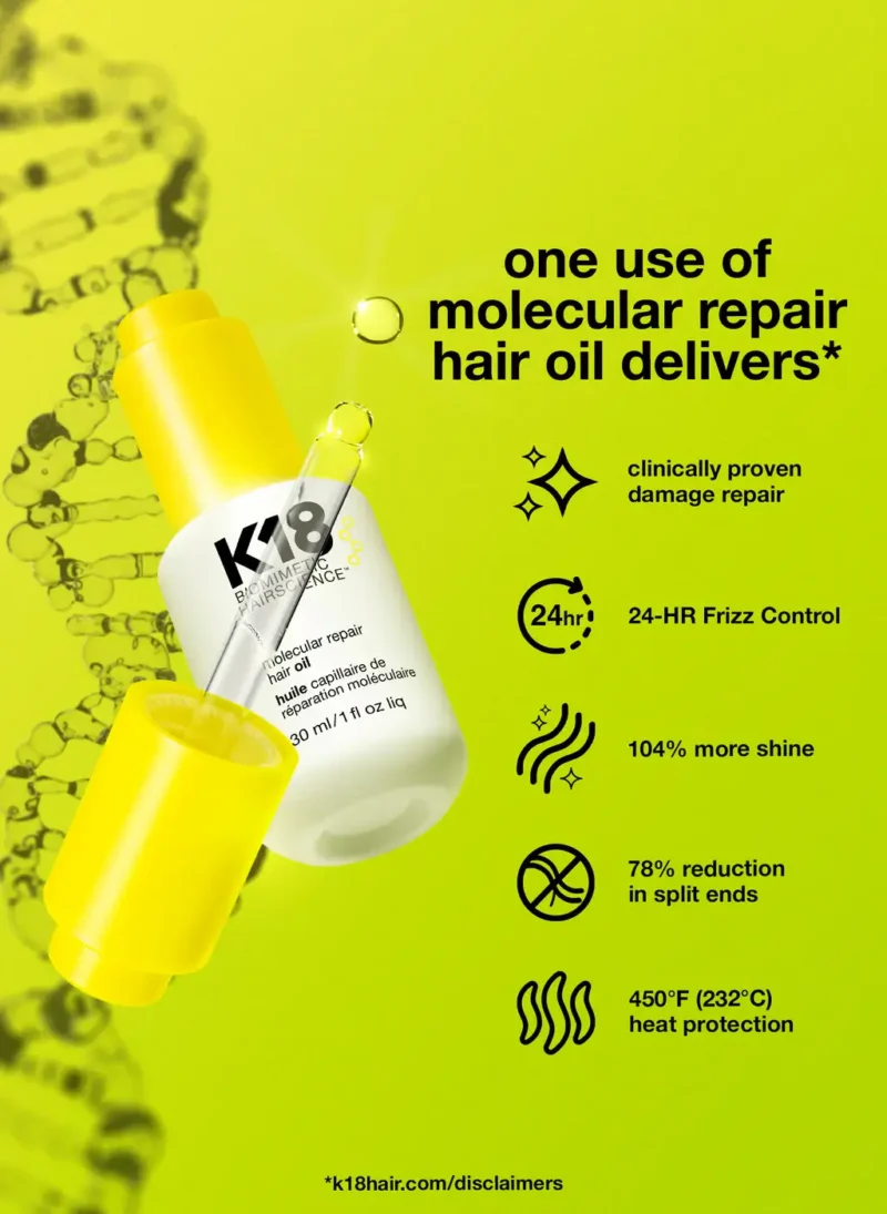 K18 molecular repair hair oil - Image 2