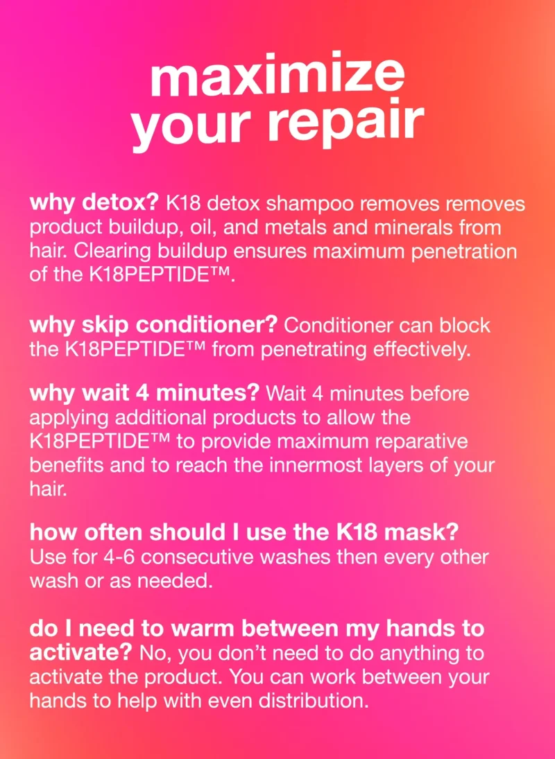 K18 Leave-in molecular repair hair mask - Image 9